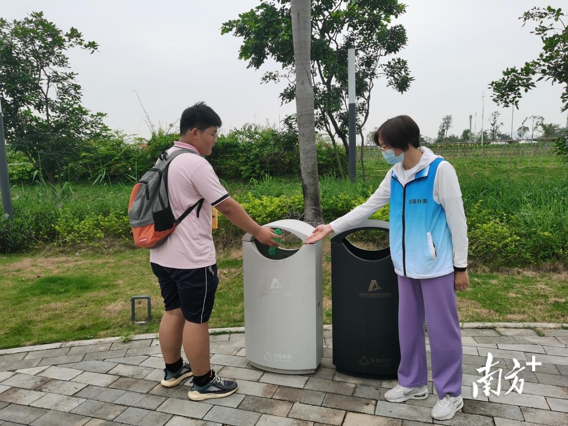 環保理念入人心,南沙珠江街垃圾分類進景區