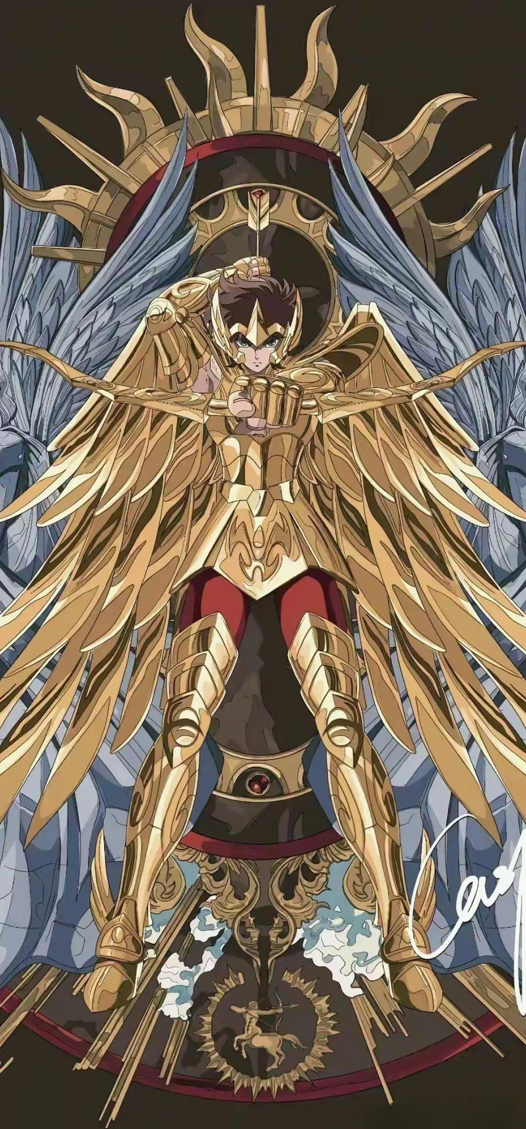 《圣斗士星矢》动漫,精选黄金圣斗士图集与壁纸