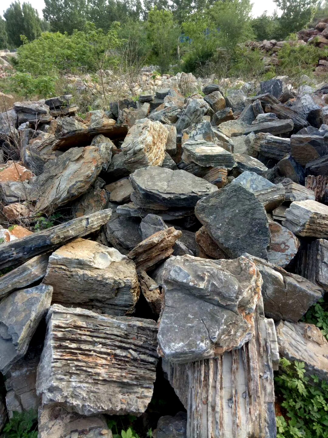 辽宁营口假山石厂家 呼伦贝尔斧劈石价格 广东肇庆驳岸石支持定制