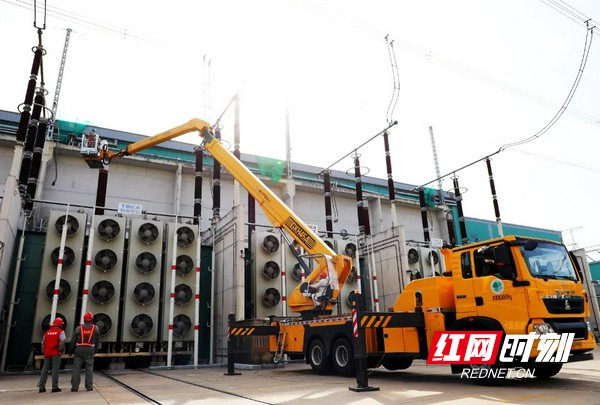 特高压韶山换流站2023年度检修进入作业高峰期