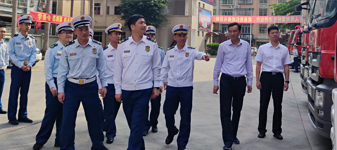 张明灿总队长深入揭阳支队调研指导工作
