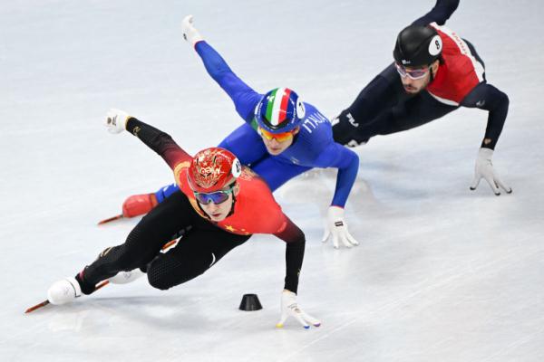 北京冬奥会|短道速滑男子500米预赛 中国三将全部晋级