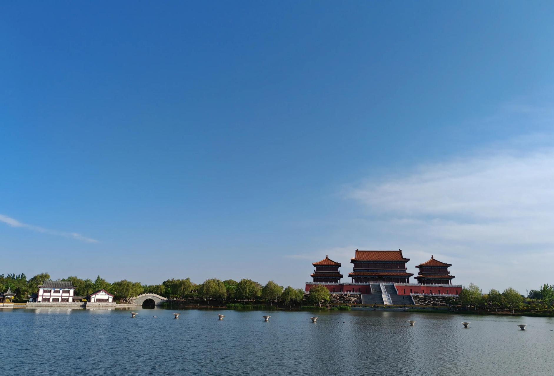 家乡美# 分享一组我的家乡河北省唐山市丰润区还乡河公园雨后清新