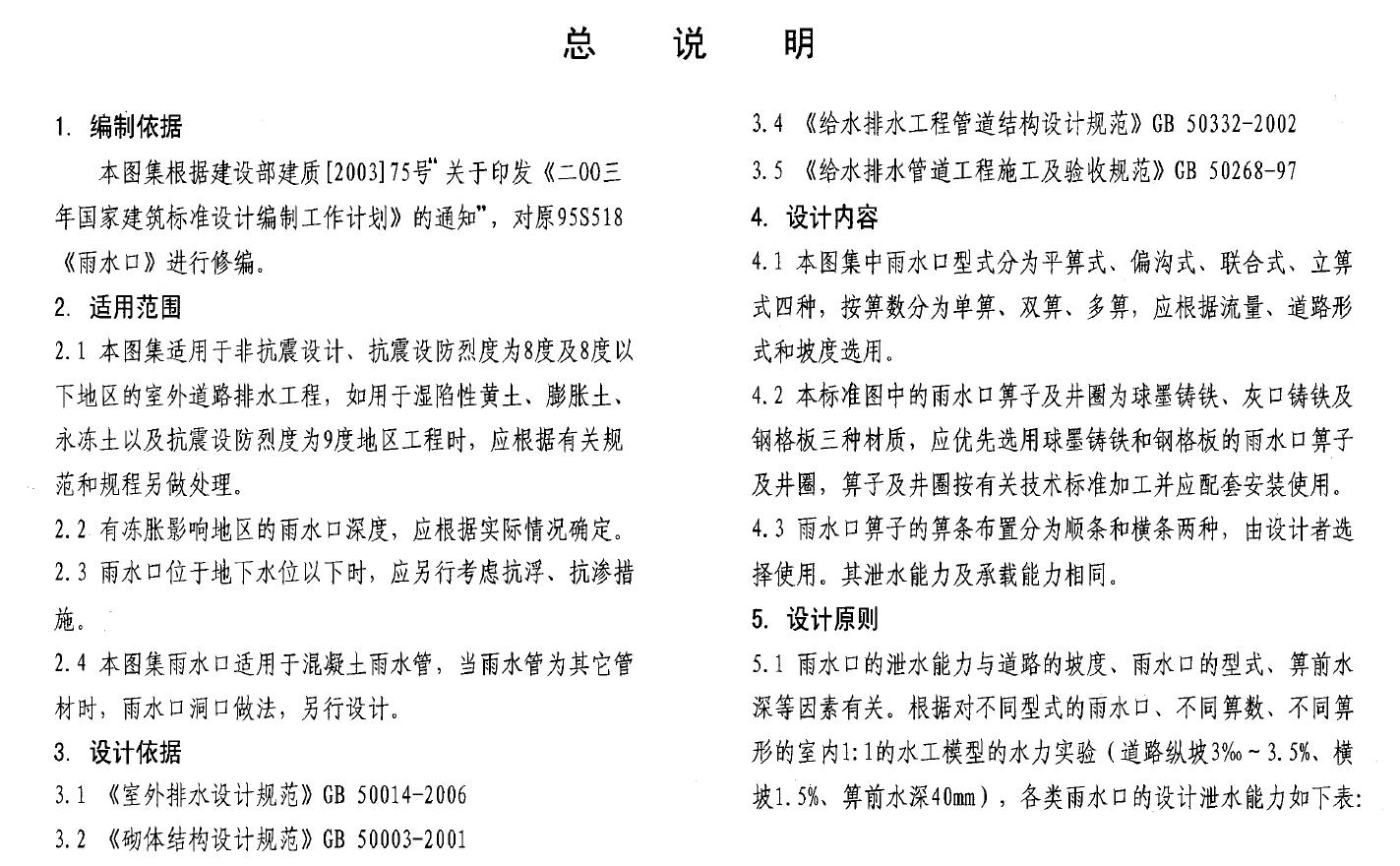 05s518雨水口标准图集