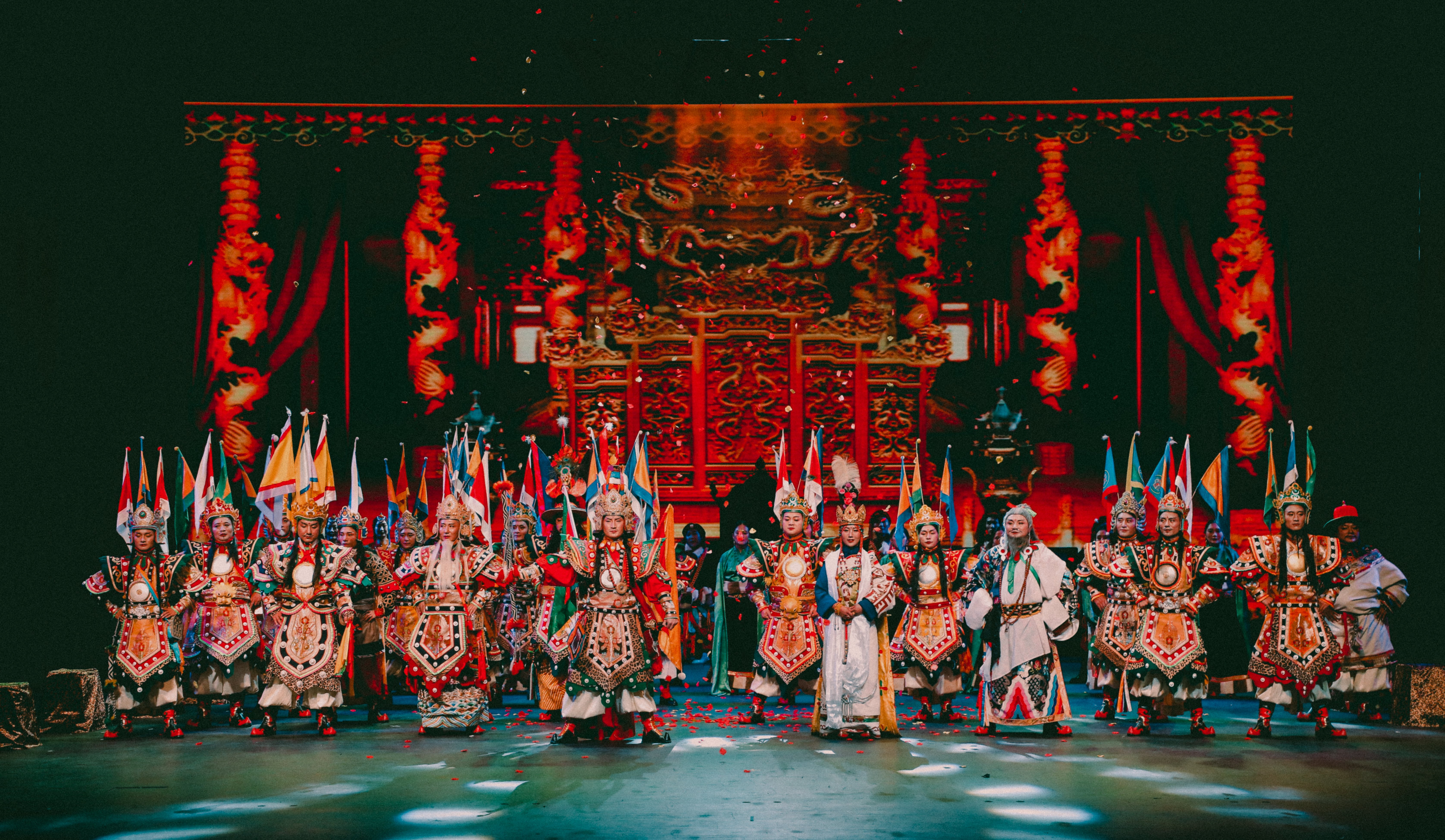 冬奥时刻|助力冬奥 世界"非遗"格萨尔藏戏《赛马称王》唱响北京