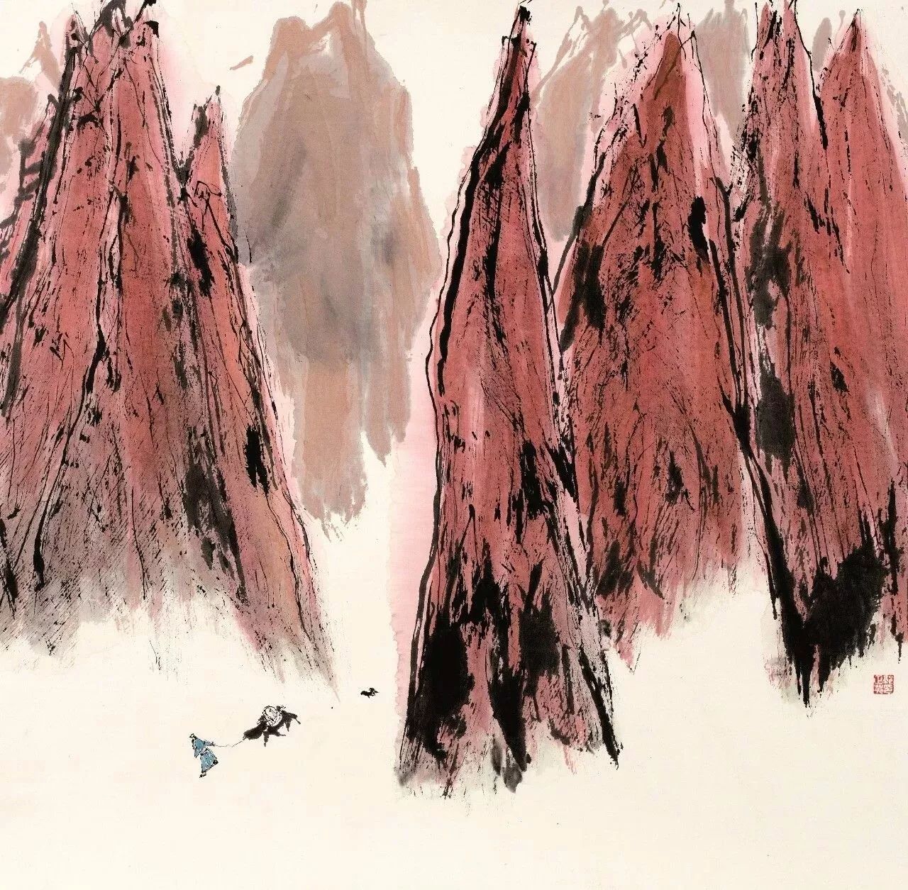 「艺惠藏」郭正英西部风情山水画苍茫雄逸,亦古亦今尽显大家风范