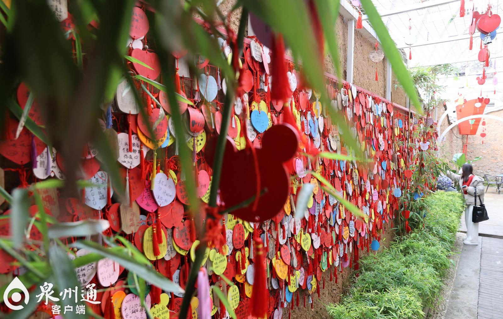 泉州多处景点许愿墙成网红打卡点 心愿上墙 奋斗添动力