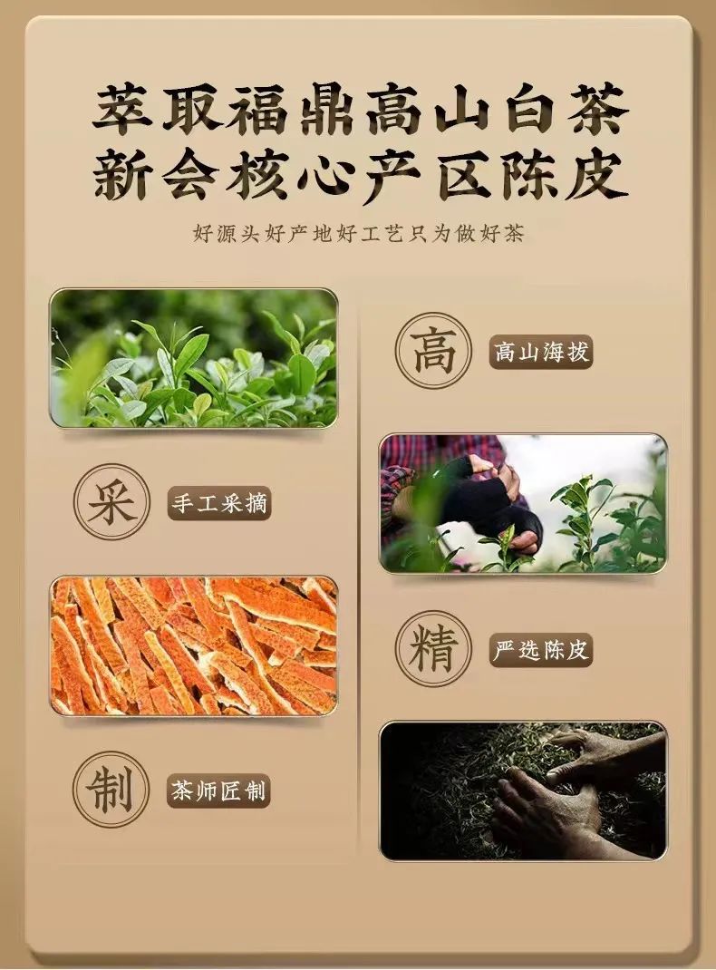 当陈皮邂逅白茶,满口爽滑甘香