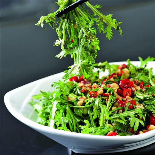 减肥必备的家常菜分享(7凉拌茼蒿)