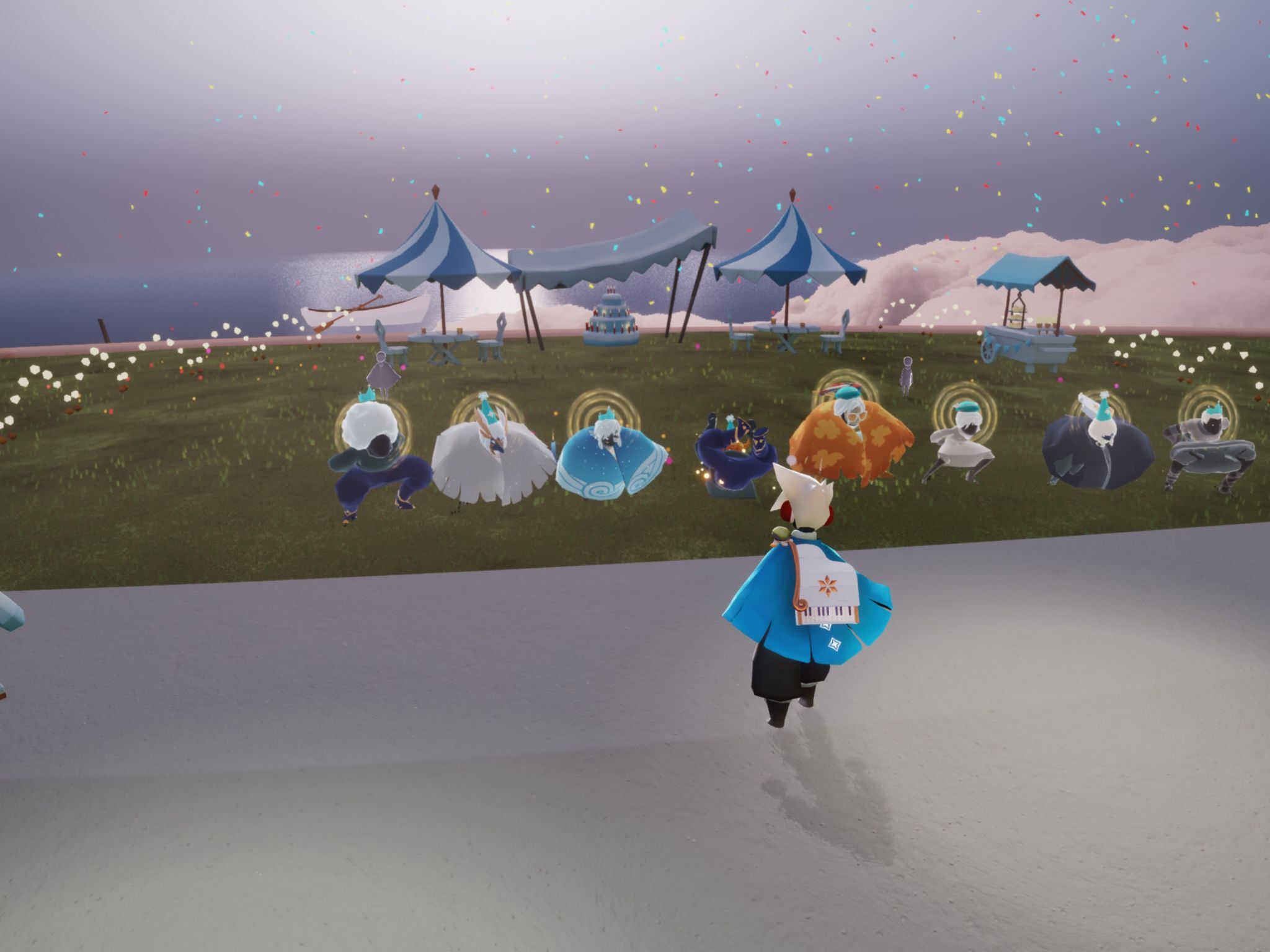 光遇玩家在线围观陈星汉下跪,搞笑背后,是深深感动