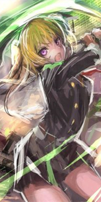 《终结的炽天使》井上利香,动漫全面屏壁纸分享,金色双马尾最可