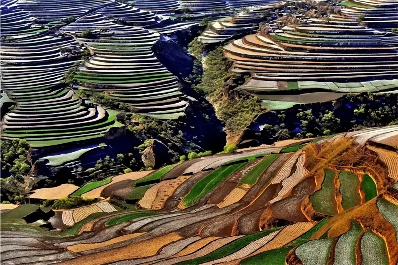 中国梯田,美在庄浪