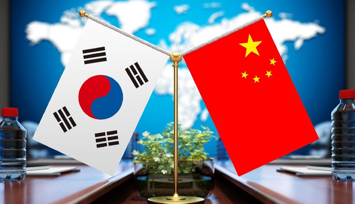中韩两国国旗图片图片