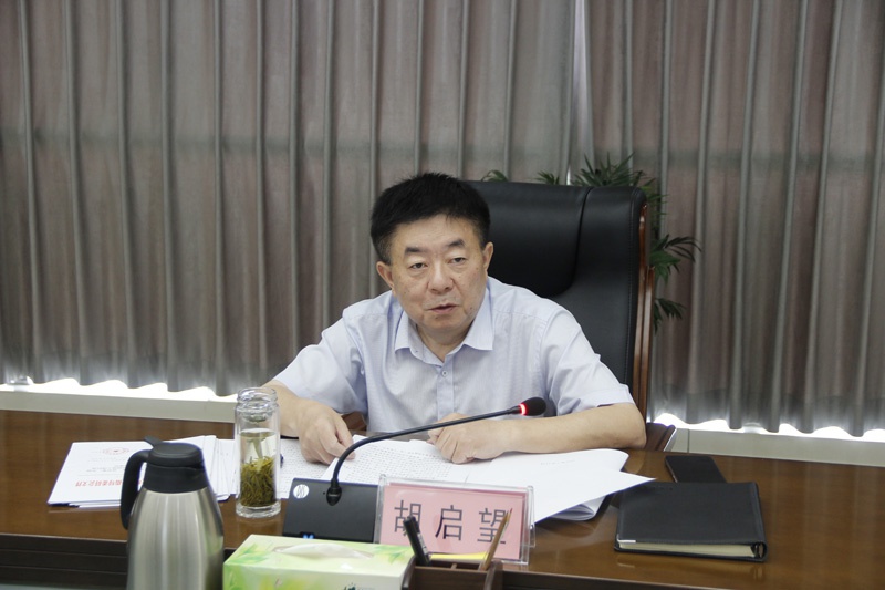 铜陵市委副书记胡启望主持召开市文明委常务班子会议