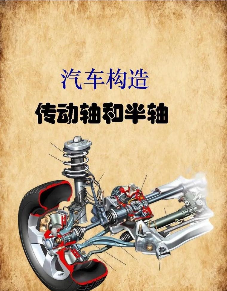 半轴的作用是将差速器的扭矩传递给驱动轮