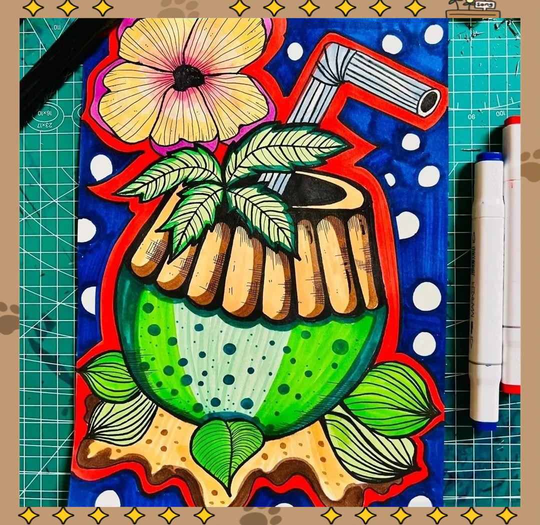 多款儿童创意线描绘画,精致入心,值得收藏