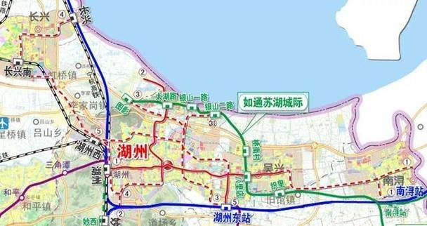 如通苏湖城际铁路:湖州段项目批复及工程详情