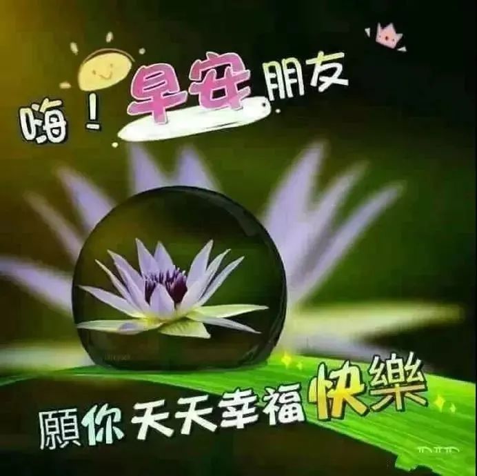 2021年最新版早上好表情图片动态 特别漂亮早上好问候语图片带字