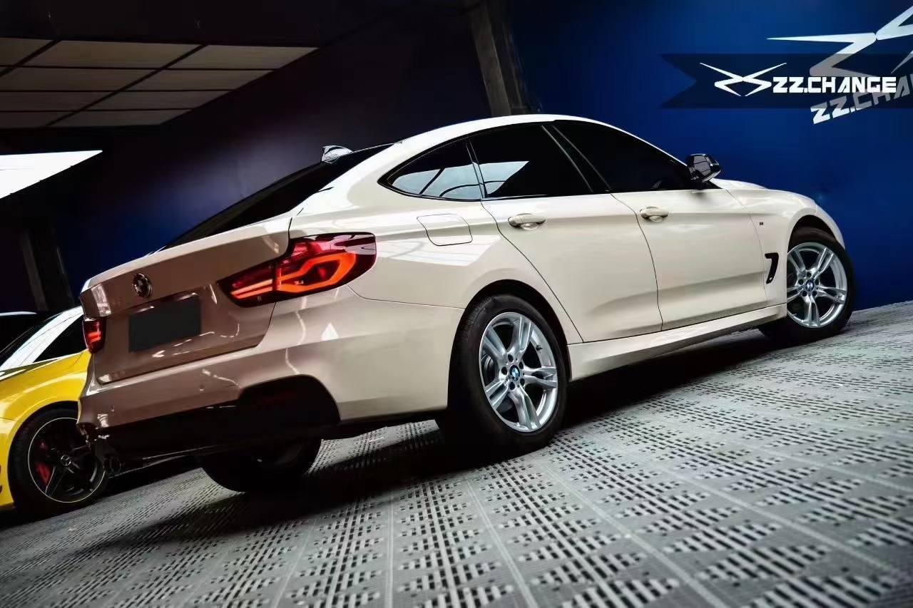 宝马skto改色膜水晶卡其米兰