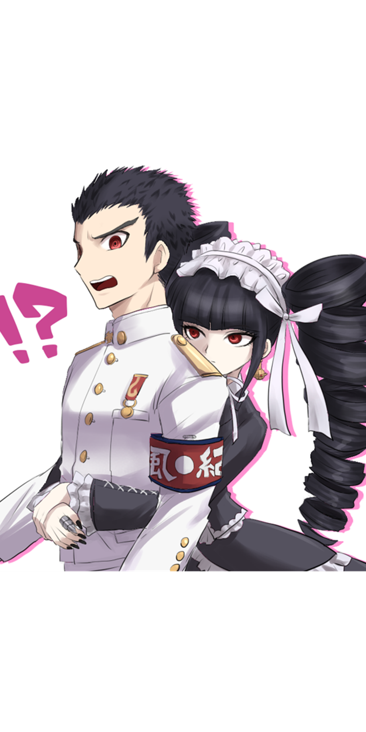 《弹丸论破》石丸清多夏和其他角色的奇怪组合,动漫全面屏壁纸