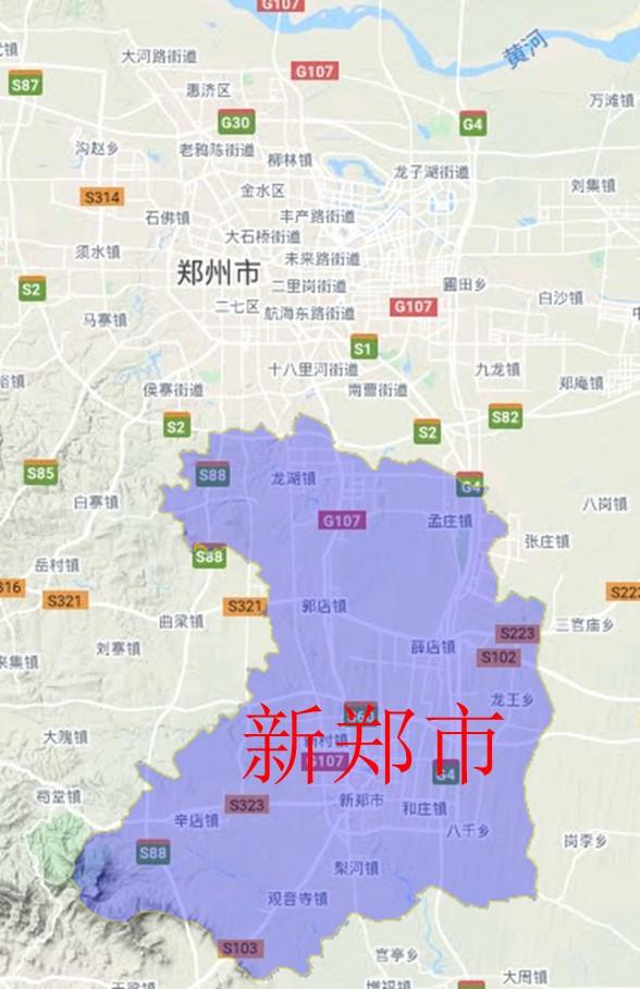 新郑市和庄镇地图图片