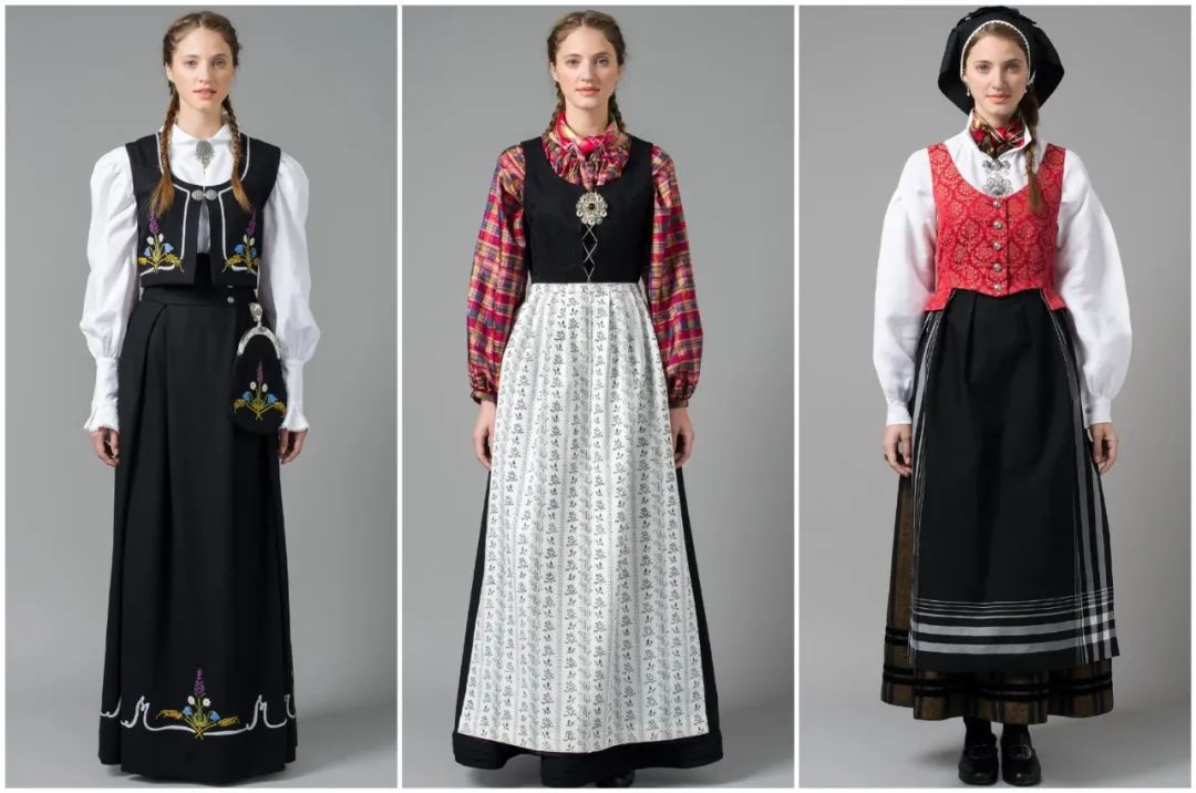 「绘画参考」36 种北欧女性传统服饰(服装参考)