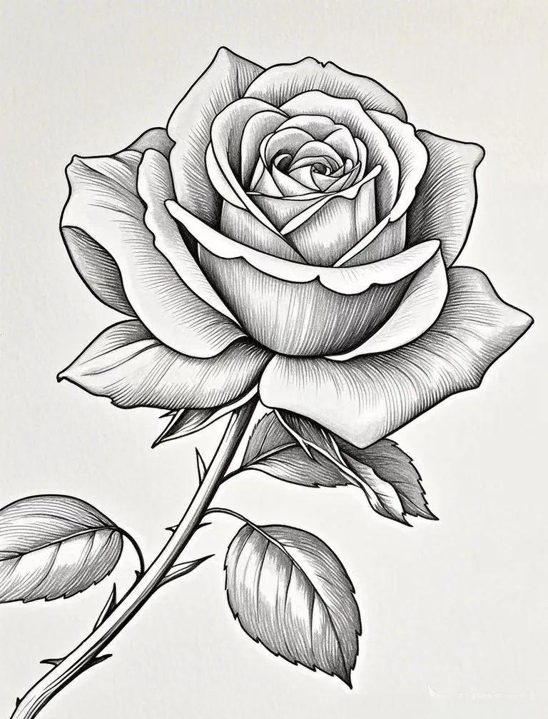 多种花卉的简笔画黑白画线稿素材及绘制方法详解