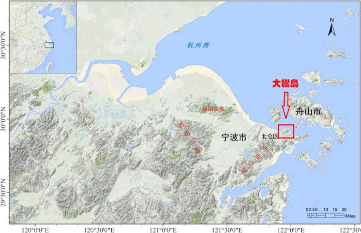 大榭岛地图图片