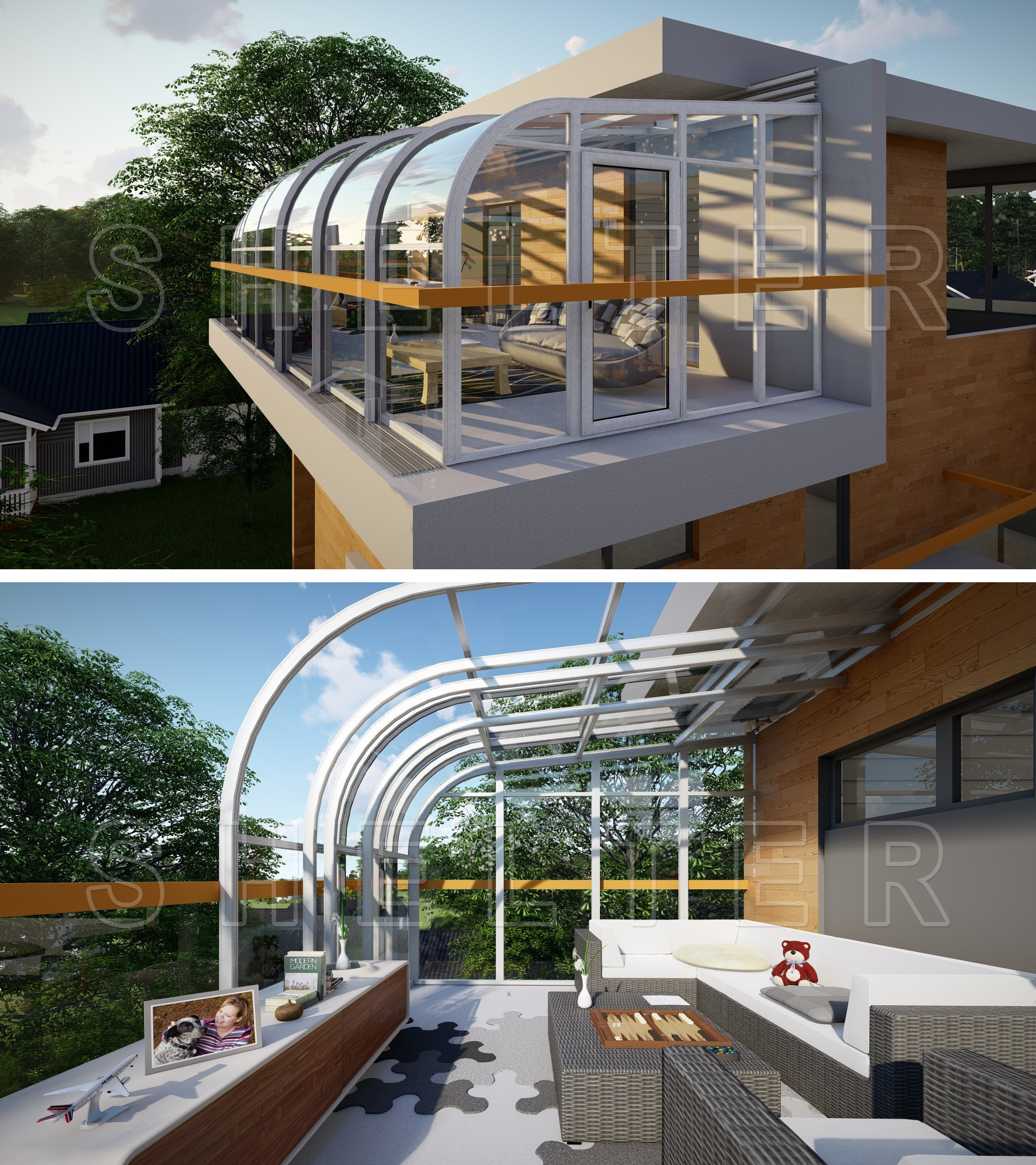 阳台空间定制|阳台里的幸福秘密,藏在移动阳光房里