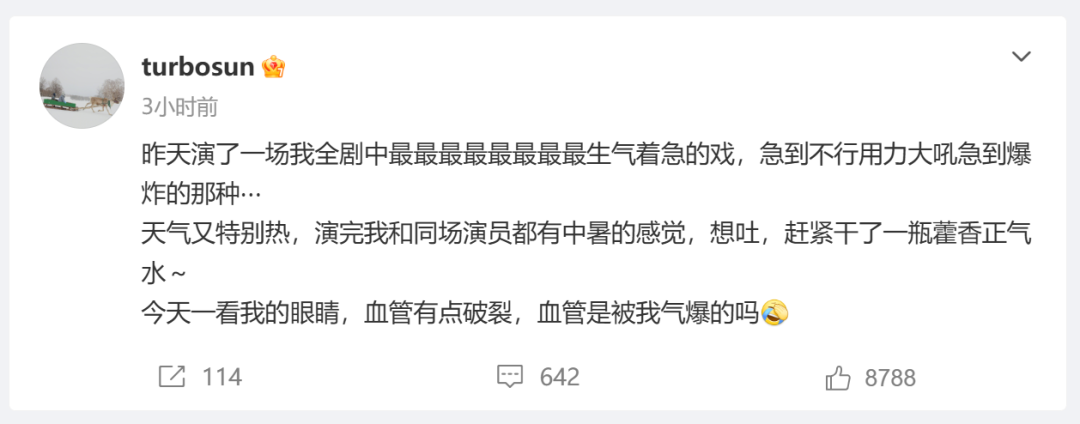 冲上热搜！孙俪拍情绪激烈的戏，第二天眼睛血管破裂，医生回应 - 图1