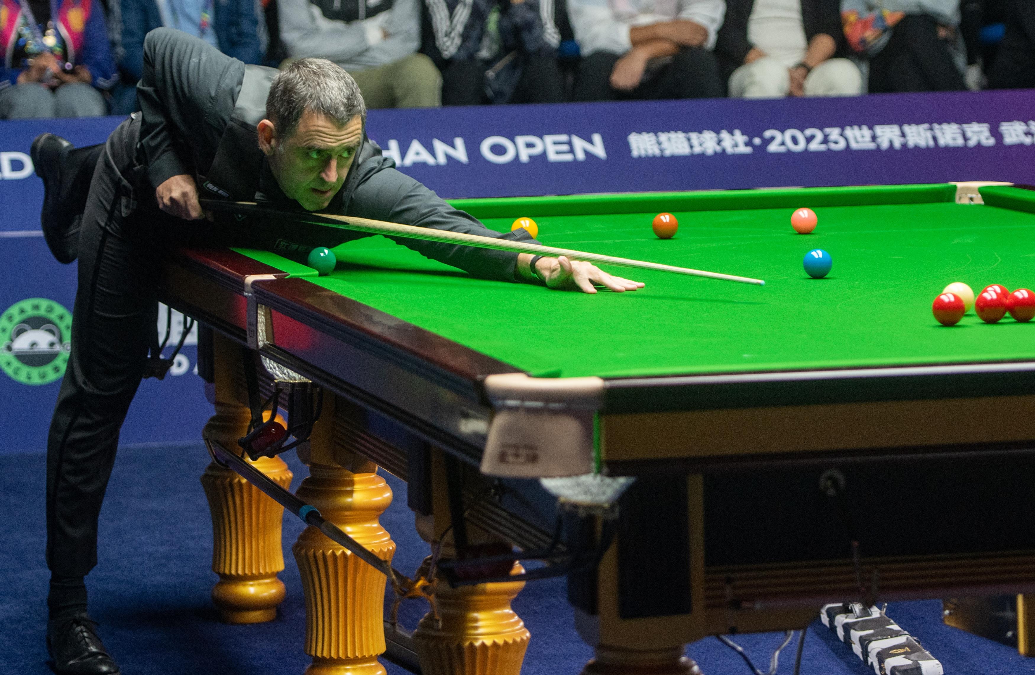 斯诺克武汉公开赛吕昊天淘汰奥沙利文