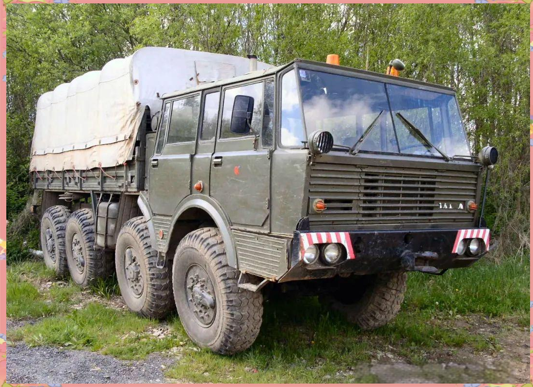 捷克tatra 813巨像卡车与p