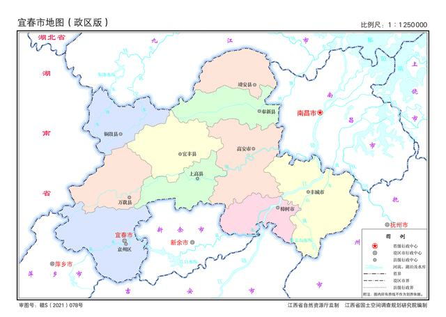 江西萬載,奉新,上高,井岡山,宜豐5縣現狀分析