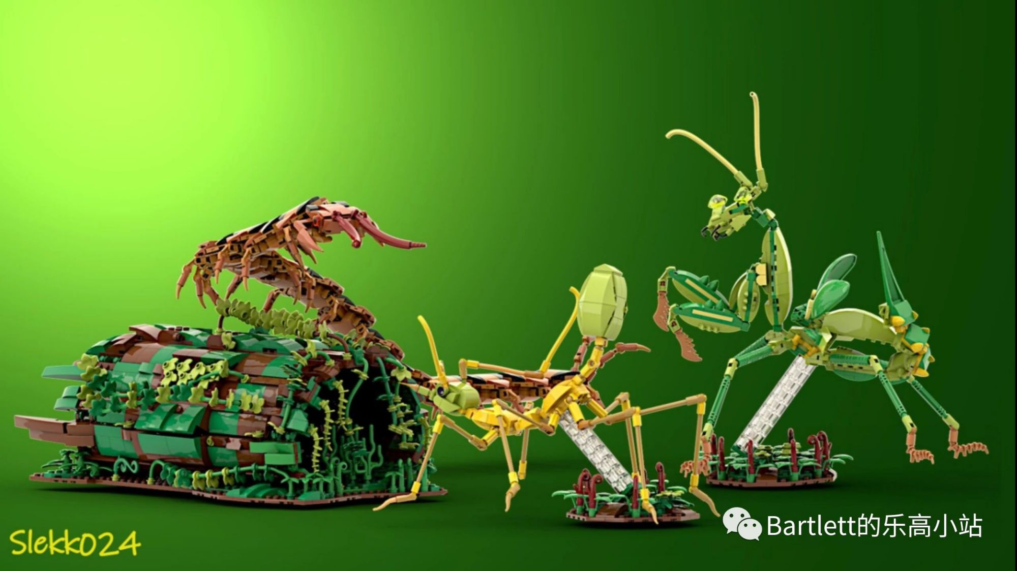 来自玩家adrien pecquet设计的乐高昆虫