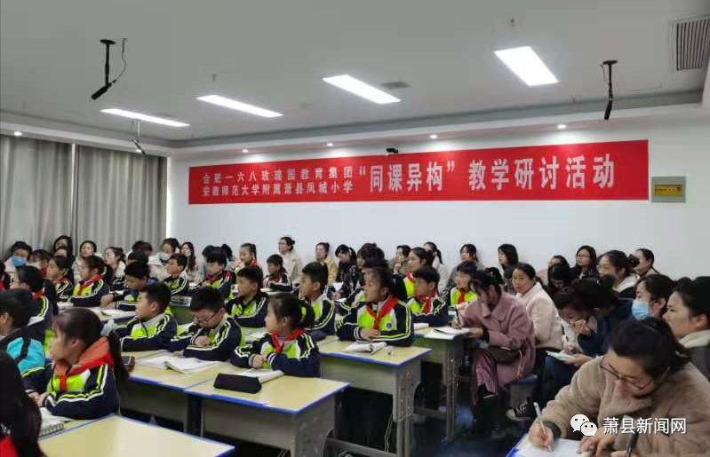 安徽师范大学附属萧县凤城小学开展教学研讨活动