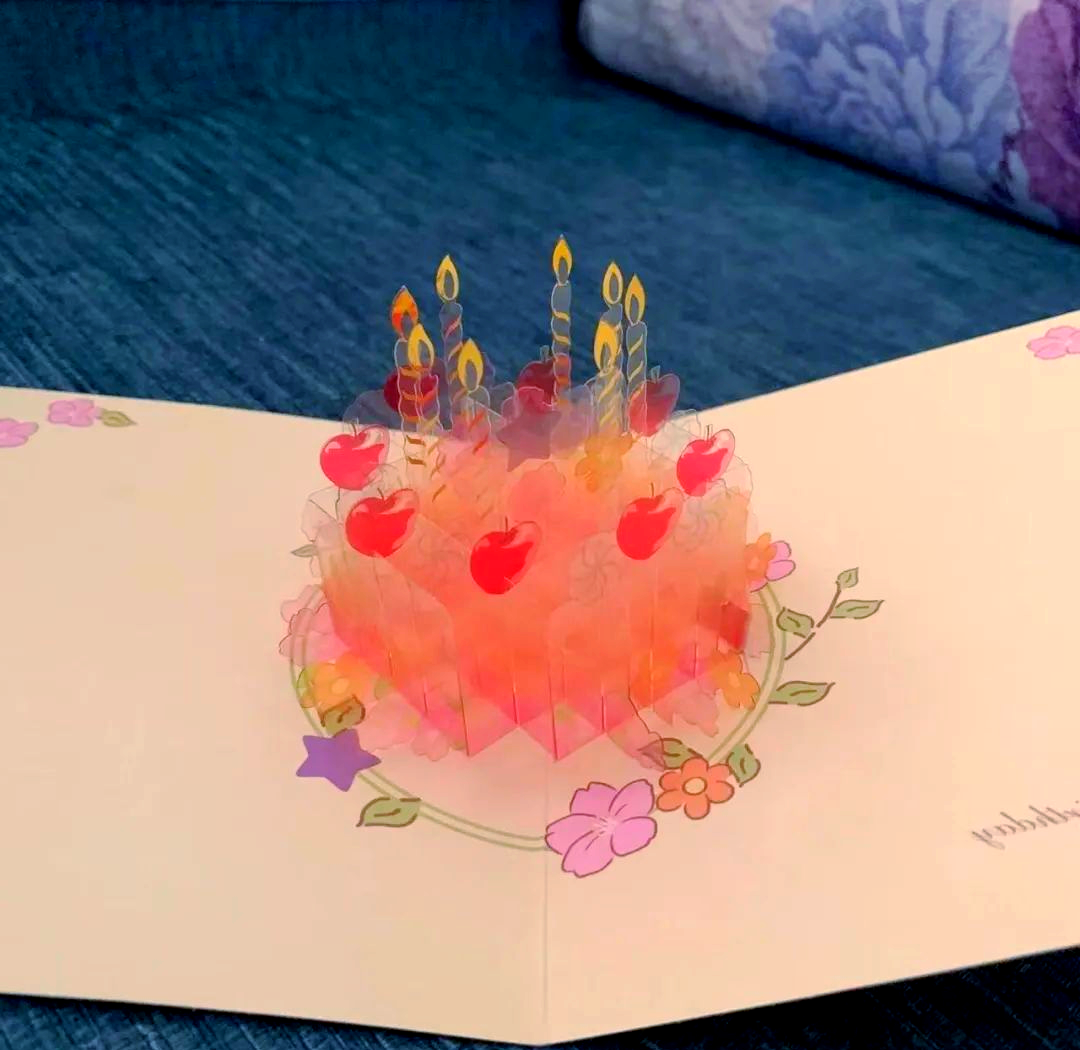 创意水晶蛋糕贺卡:让生日礼物不再普通