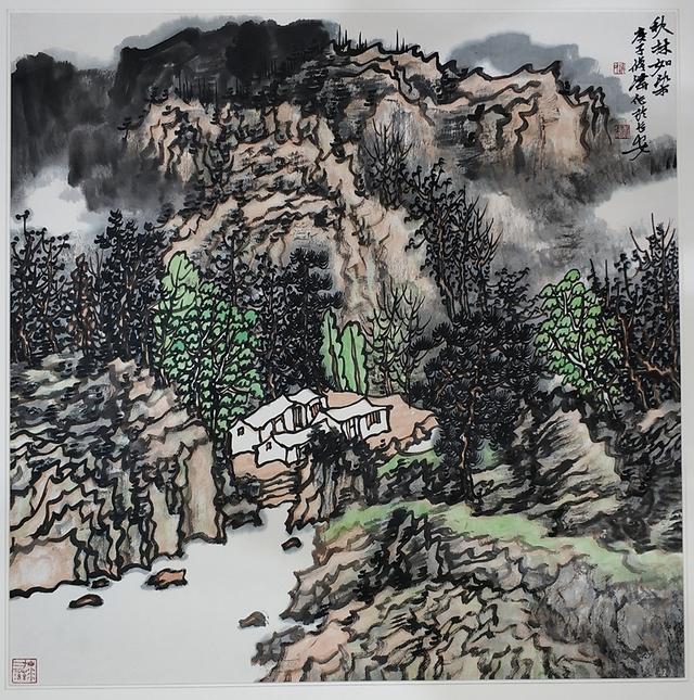 艺术头条:艺海藏真一一马永明 赵修涛中国画作品亮相西安中大国际