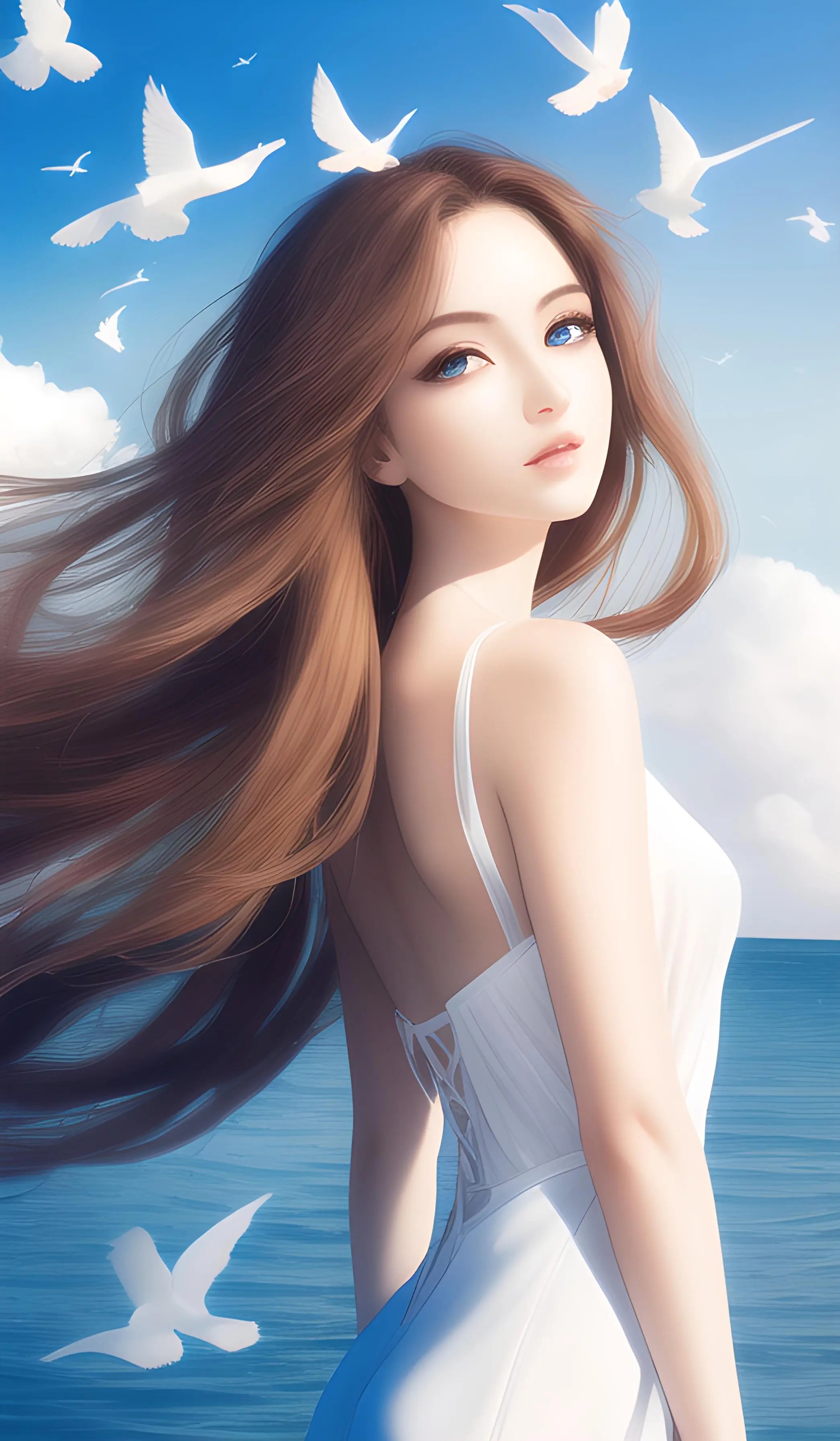 用ai绘画制作高清美图