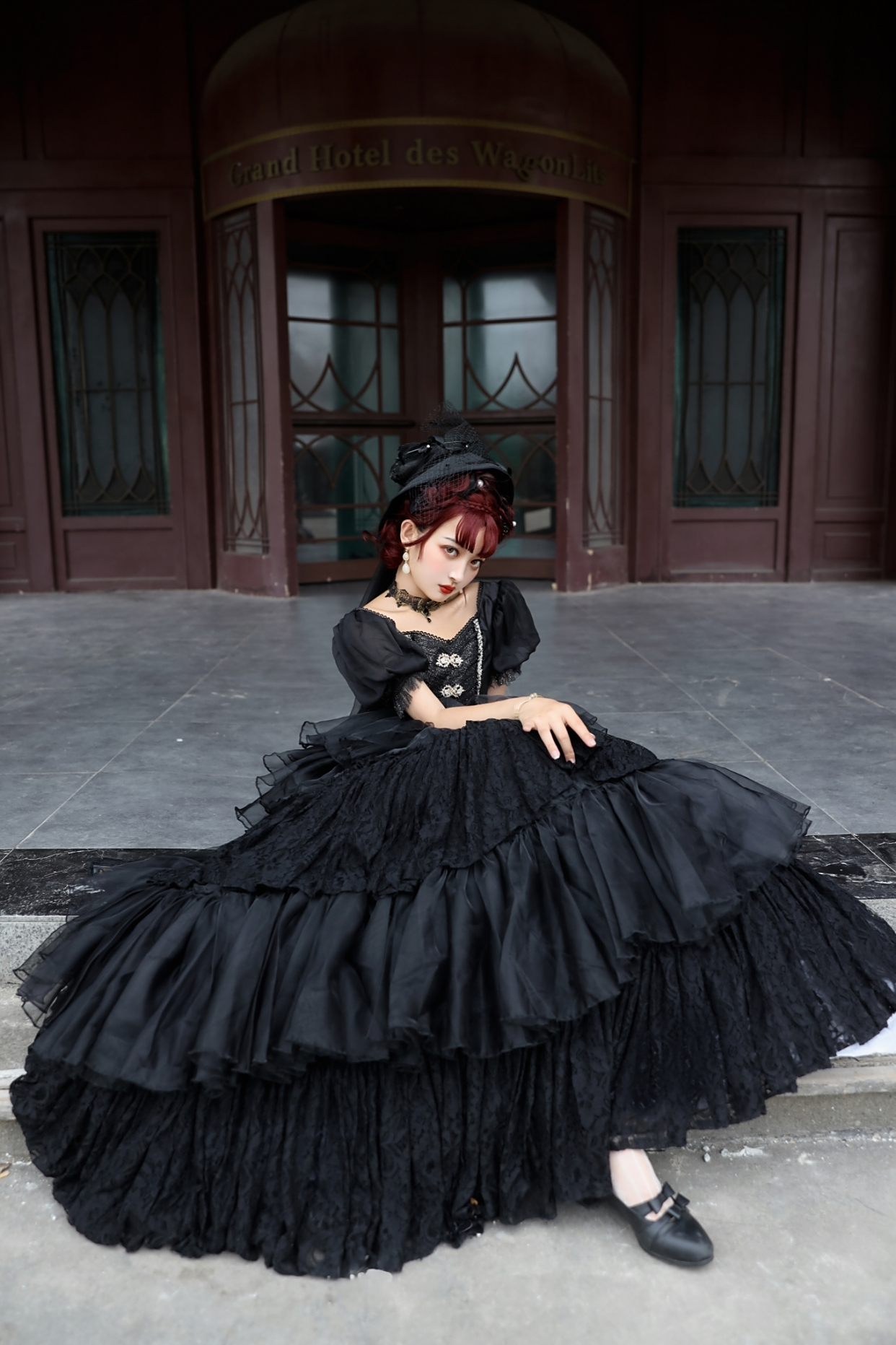 有一种暗黑叫洛丽塔"后妈裙",优雅霸气,一般lo娘不敢轻易驾驭