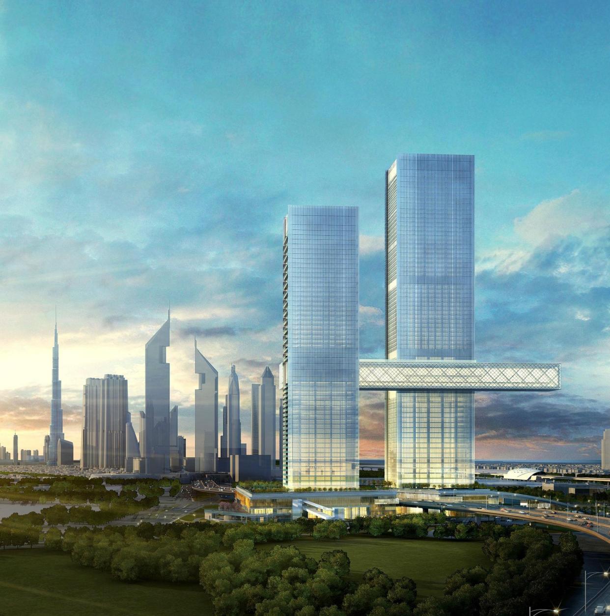 迪拜多项世界巨型建筑