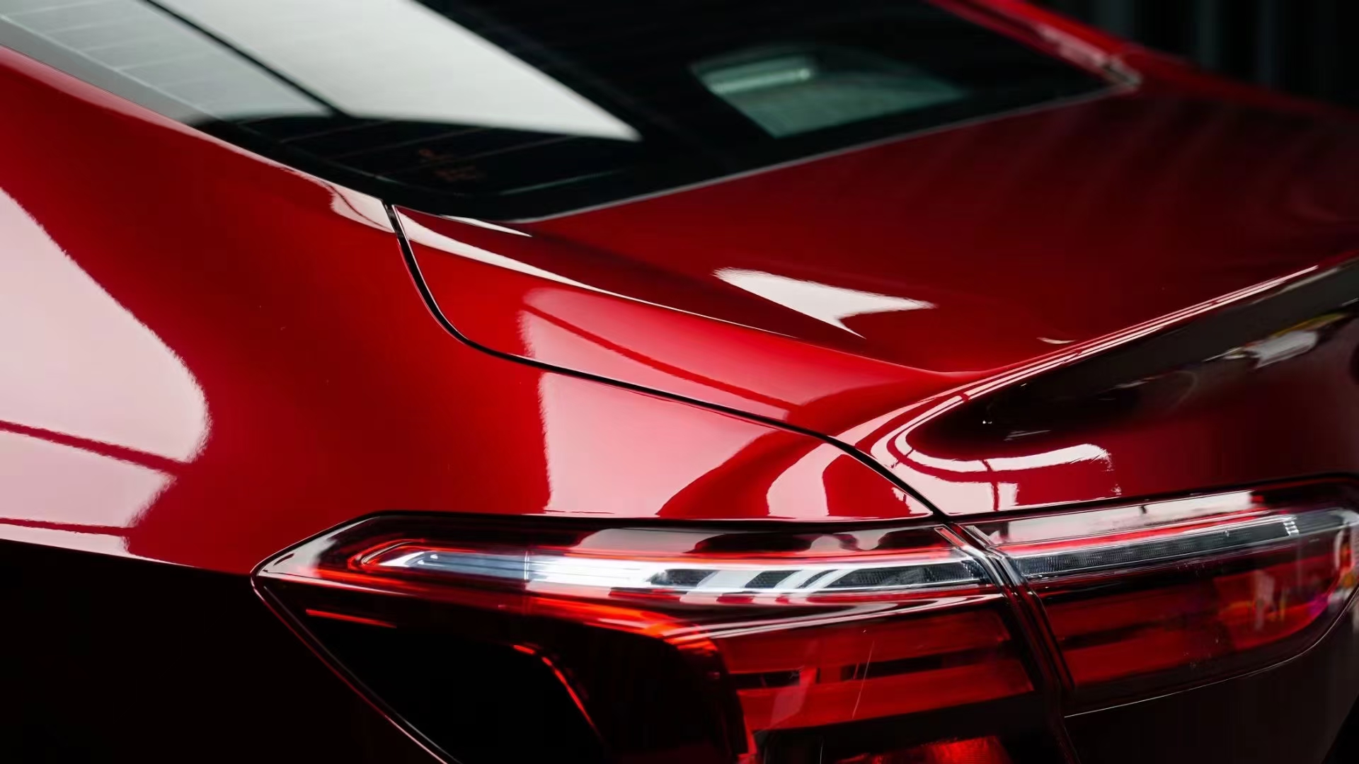 本田ekfilm改色膜龙血红,高贵的气质