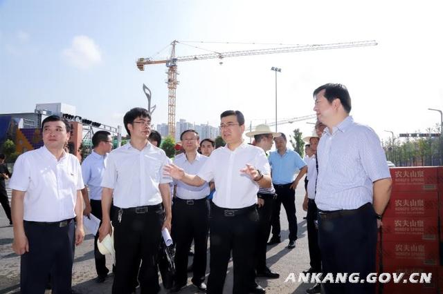 安康市委常委,常务副市长高晶华调研中心城市重点项目建设