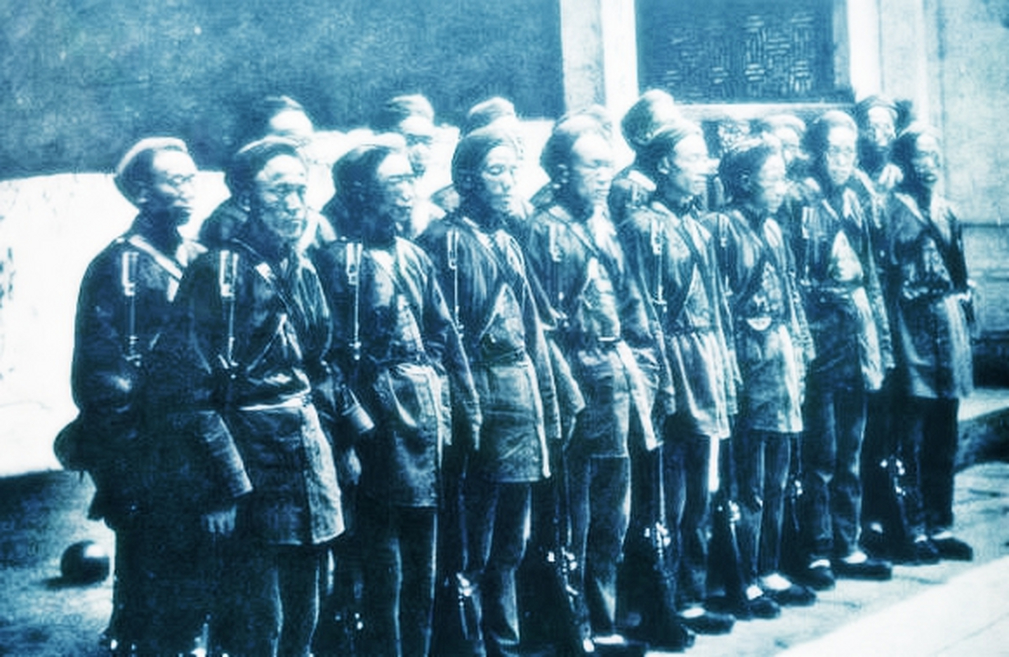 清朝军人真实照片