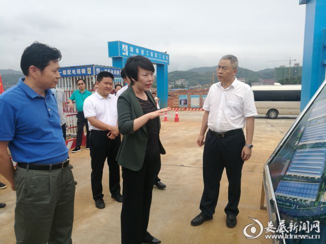 张希慧到涟源市调研产业项目建设工作