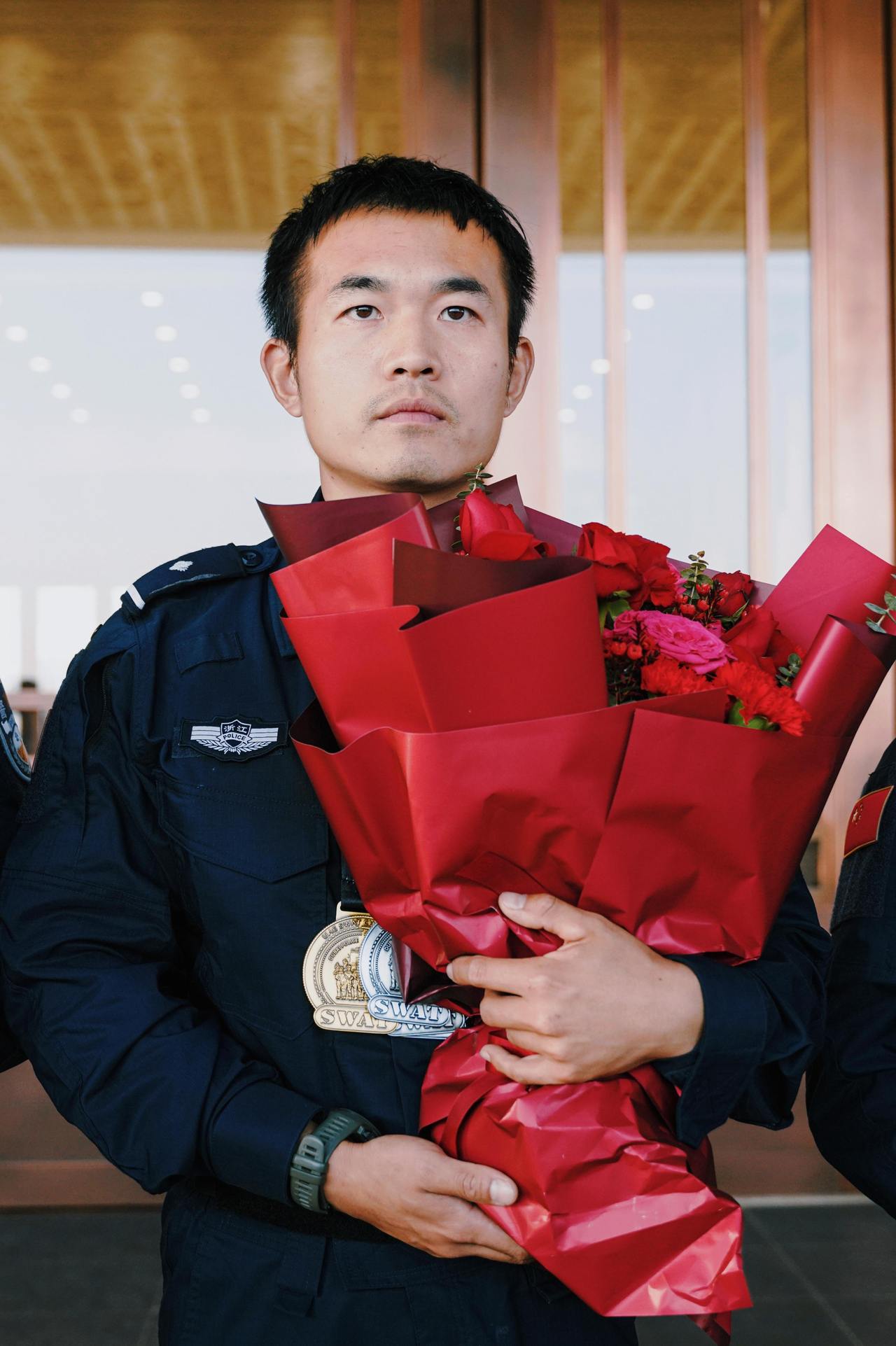 奖牌碰撞发出的声音真好听,参加特警"世界杯"的浙江特警队载誉而归