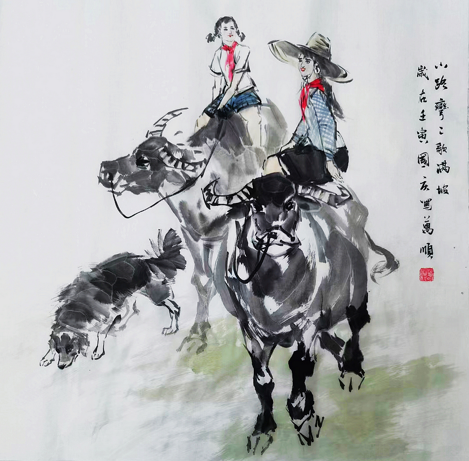 天水著名画家赵万顺创作百幅佳作献礼党的二十大(组图)