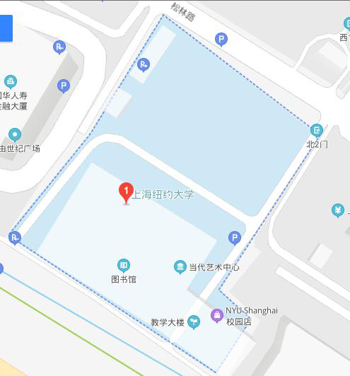 上海纽约大学校园地图