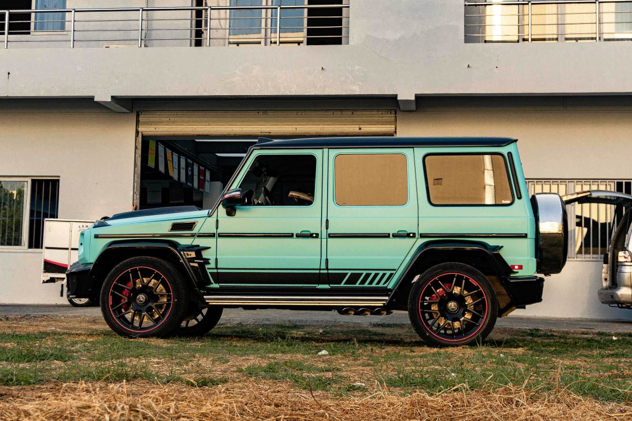 「g550升级巴博斯」老款g550升级新款巴博斯外观