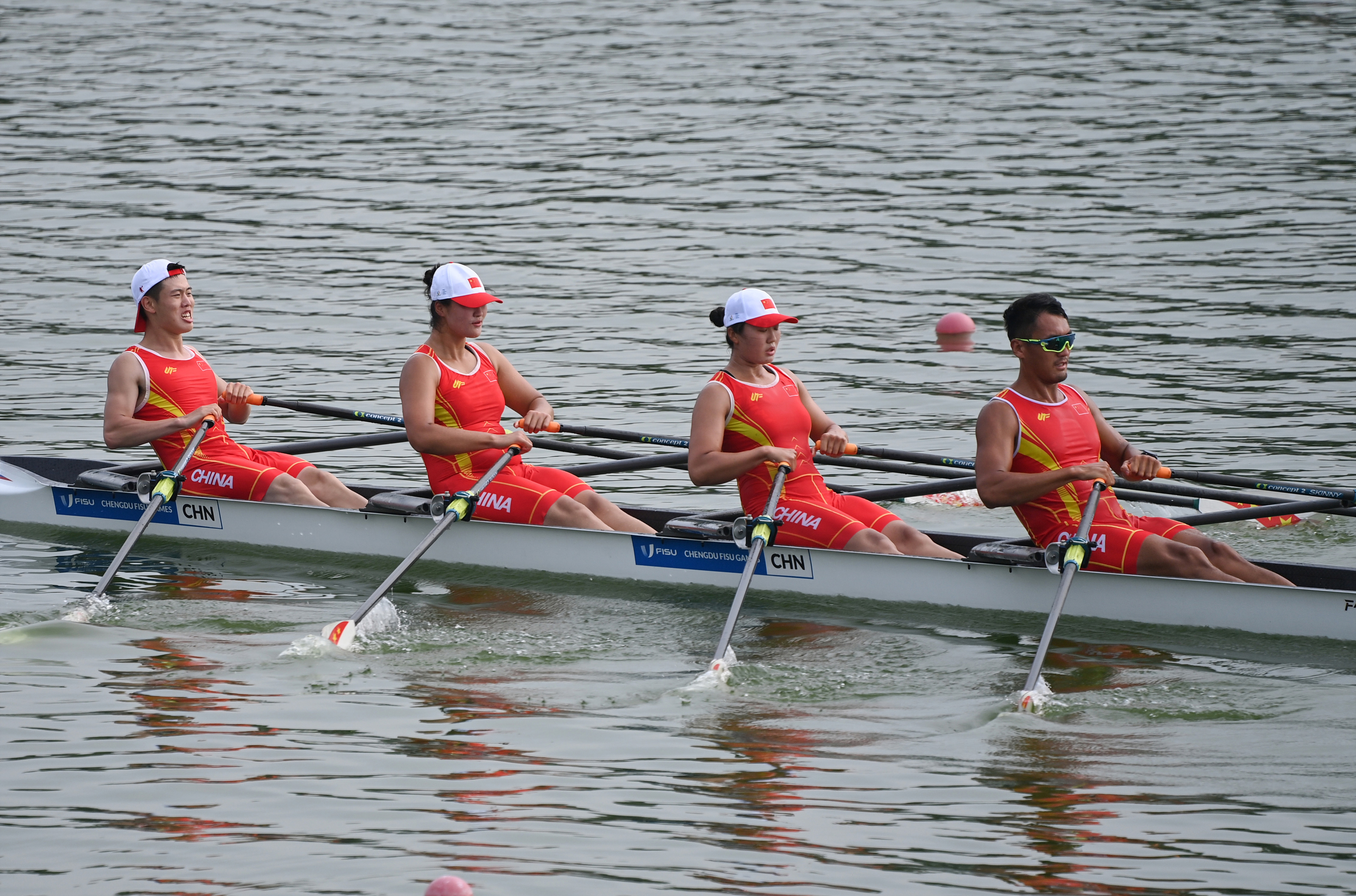 赛艇——混合四人双桨决赛赛况