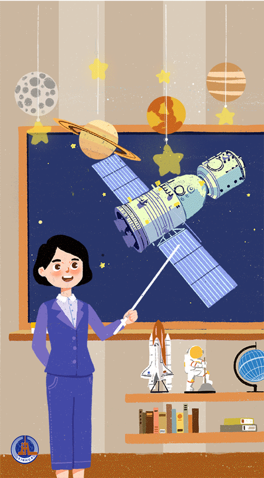 动图插画丨中国航天日